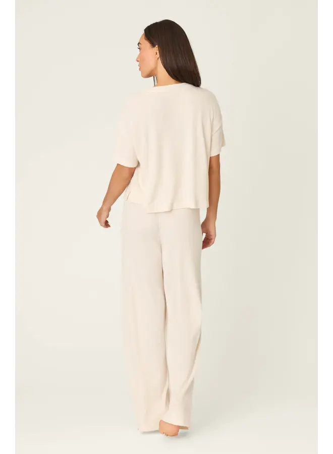 Textured Essentials PJ Set -