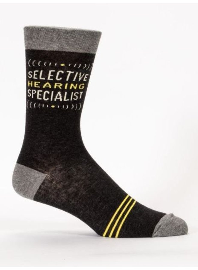 Men's Socks- Selective Hearing