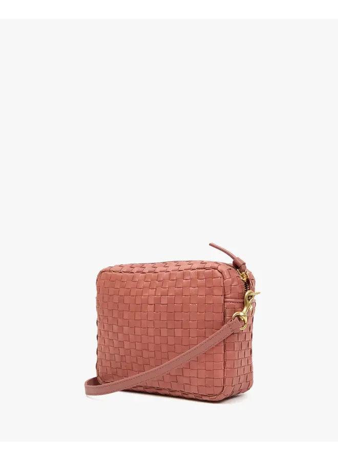 Midi Sac - Woven Checker - Rose Clay
