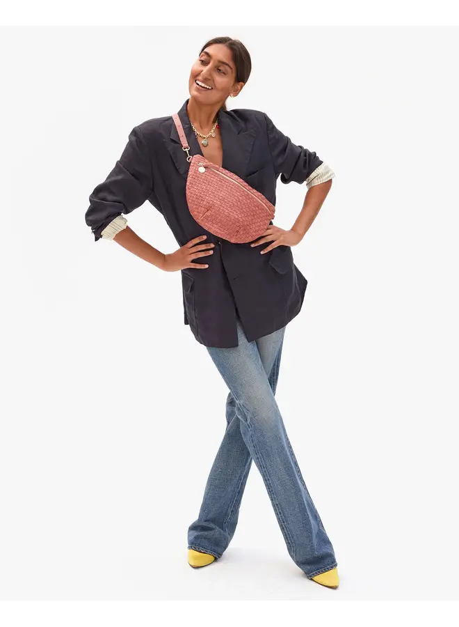 Grande Fanny - Woven Checker - Rose Clay