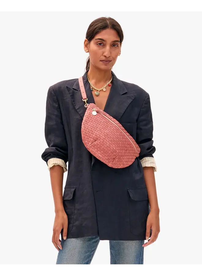 Grande Fanny - Woven Checker - Rose Clay