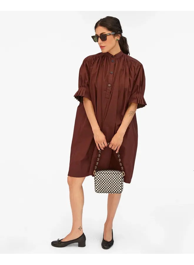 Shortie Strap - Black/Brown Checker