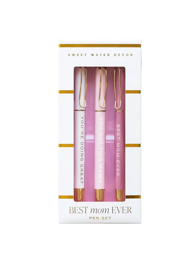 Best Mom Ever Metal Pen Set
