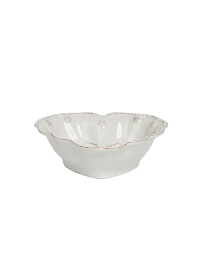 Berry & Thread  6.5" Heart Bowl - Whitewash