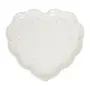 Berry & Thread  15" Heart Platter - Whitewash