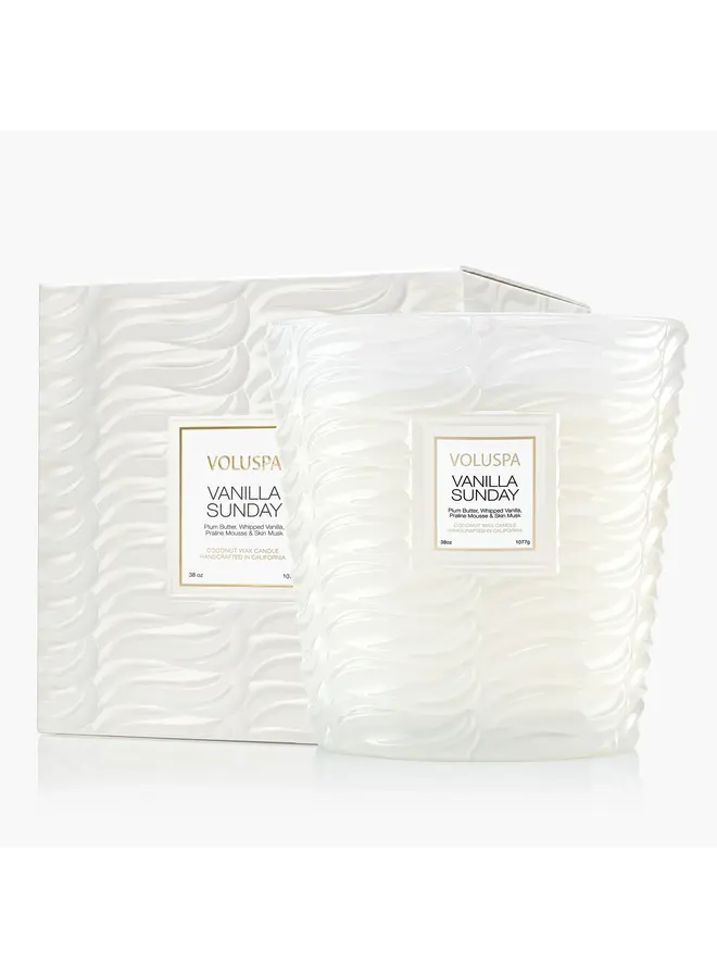 Vanilla Sunday 3 Wick Hearth Candle