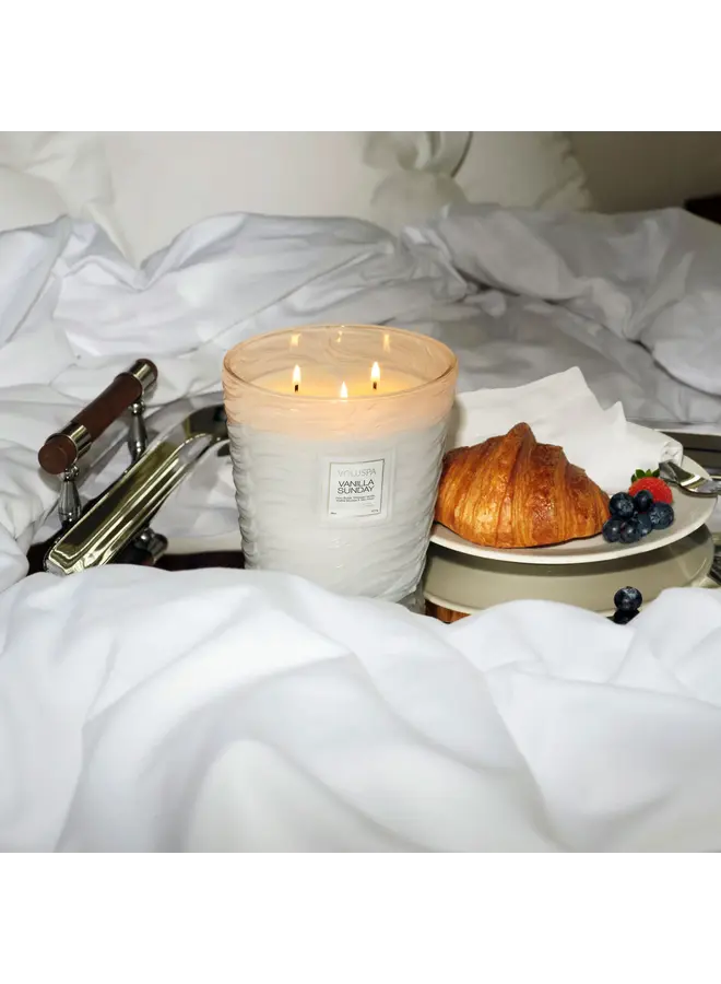 Vanilla Sunday 3 Wick Hearth Candle