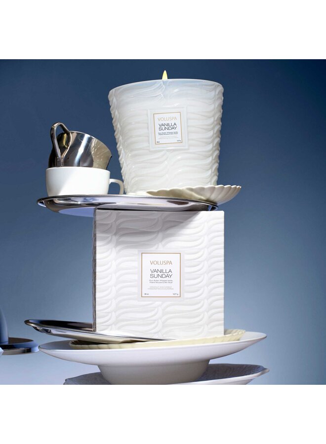 Vanilla Sunday 3 Wick Hearth Candle