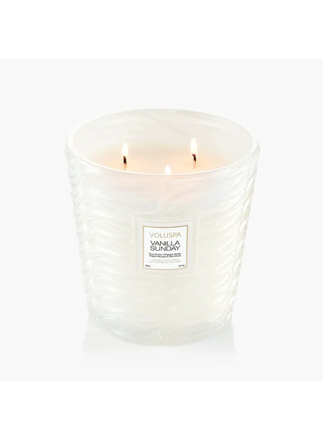 Vanilla Sunday 3 Wick Hearth Candle