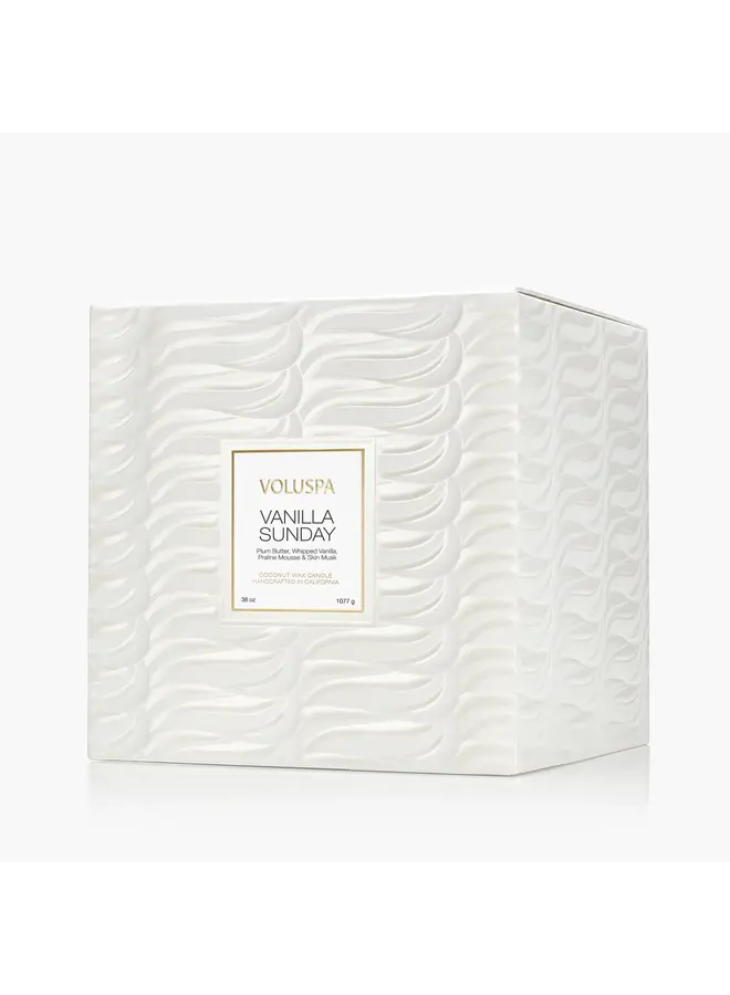 Vanilla Sunday 3 Wick Hearth Candle