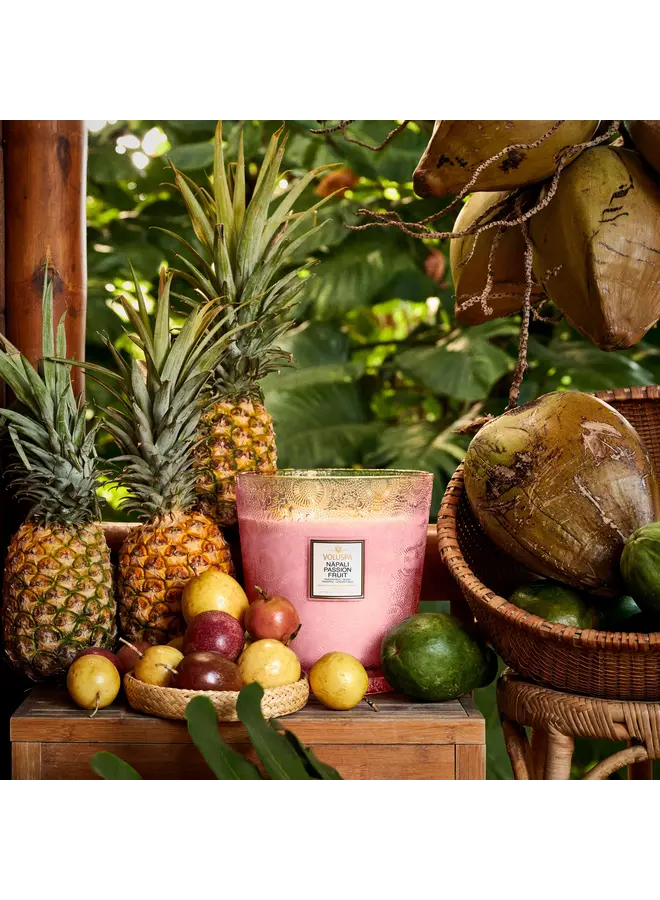 5 Wick Hearth Candle - Napali Passion Fruit