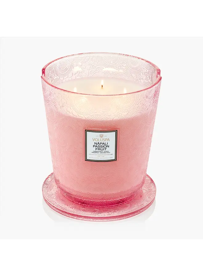 5 Wick Hearth Candle - Napali Passion Fruit