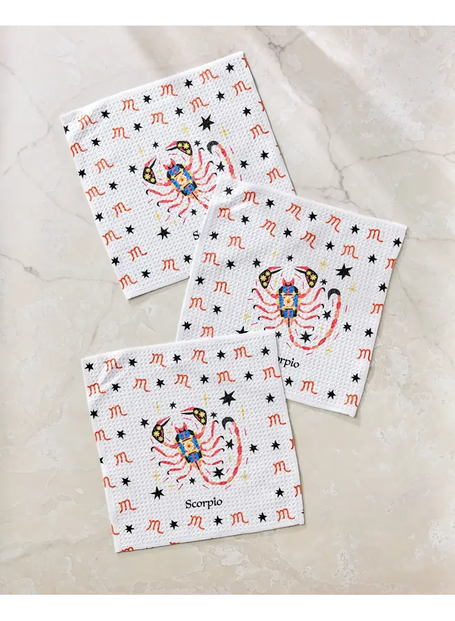 Scorpio Dishcloth Set