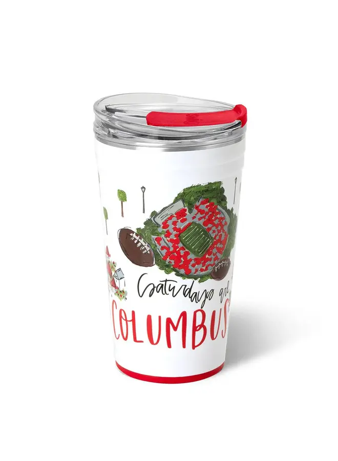 Saturdays in Columbus Party Cup 24oz