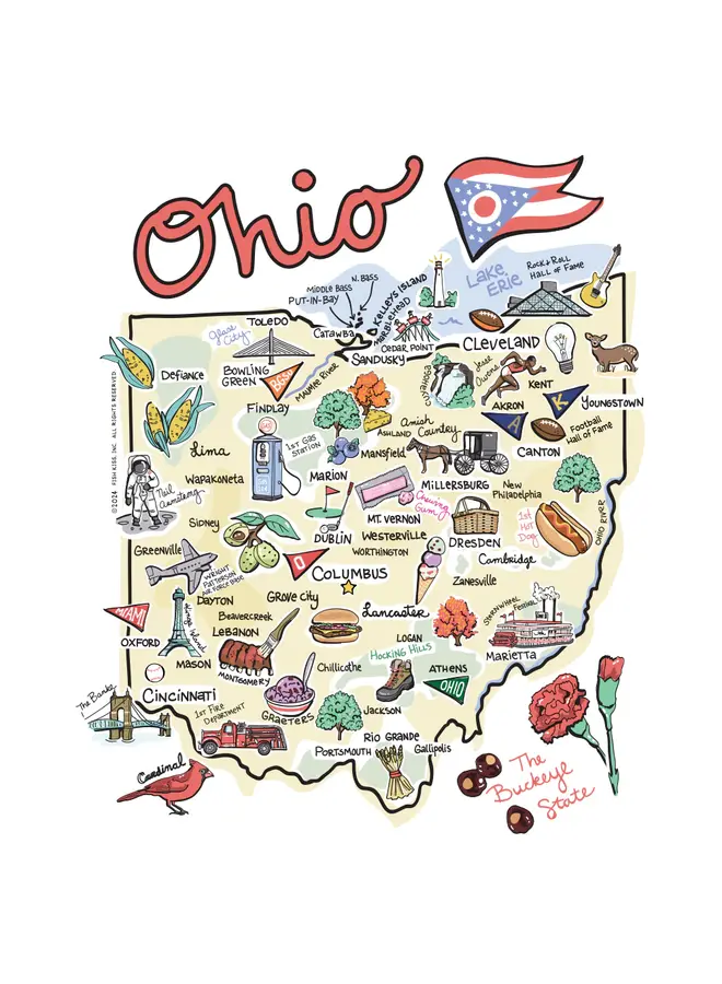 Ohio Tumbler 22oz