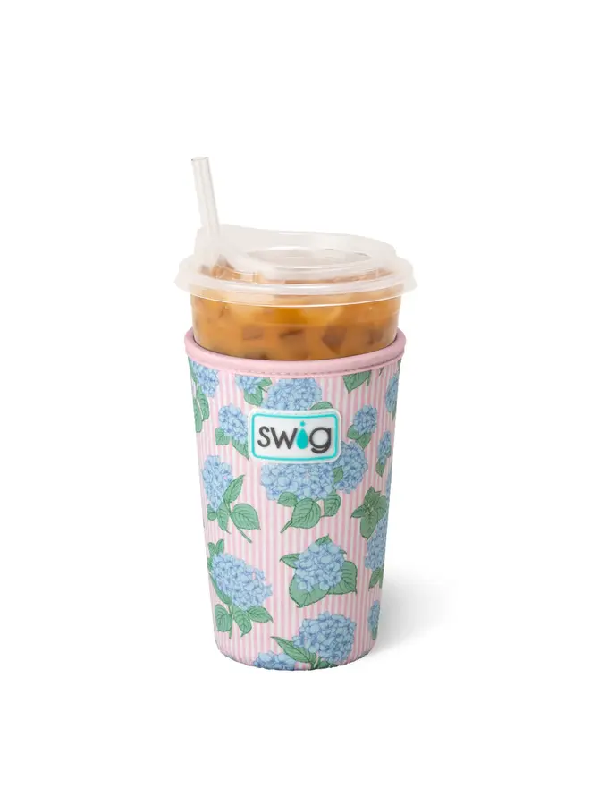 Hydrangeas Iced Cup Coolie (Medium)