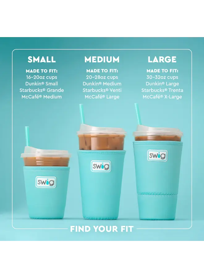 Hydrangeas Iced Cup Coolie (Medium)