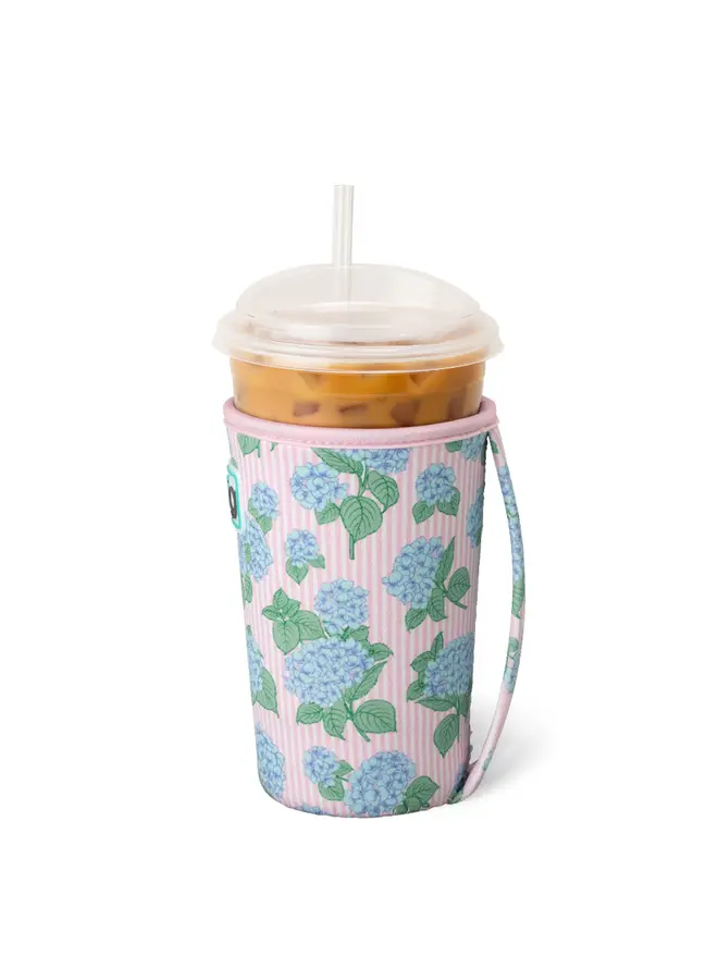 Hydrangeas Iced Cup Coolie (Medium)