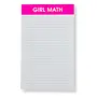 Girl Math Notepad