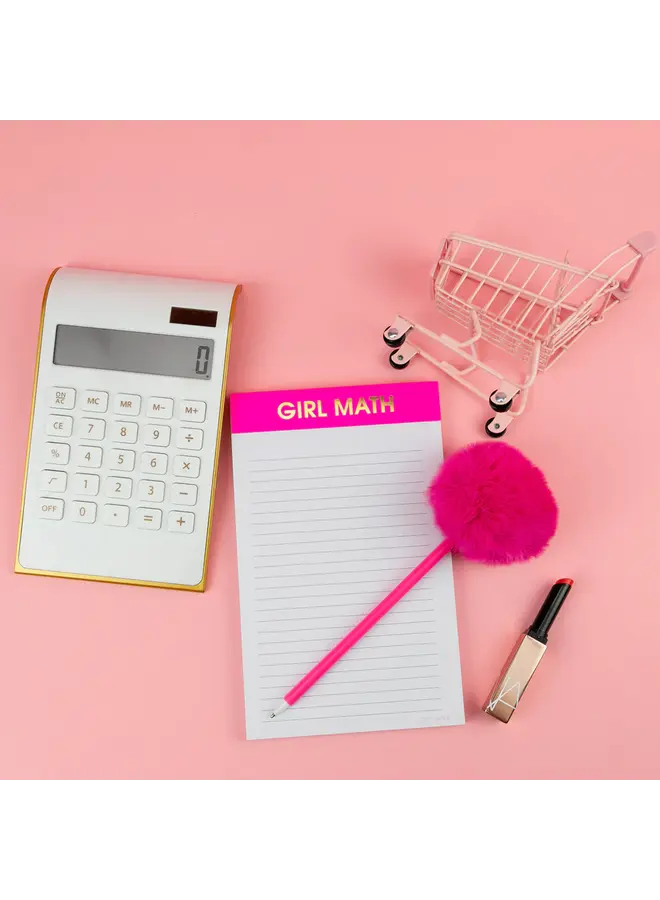 Girl Math Notepad