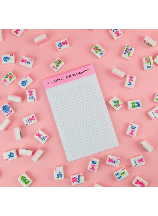 To Complete Before Mahjong Notepad