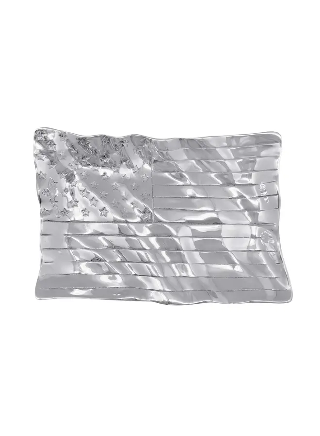 American Flag Medium Platter