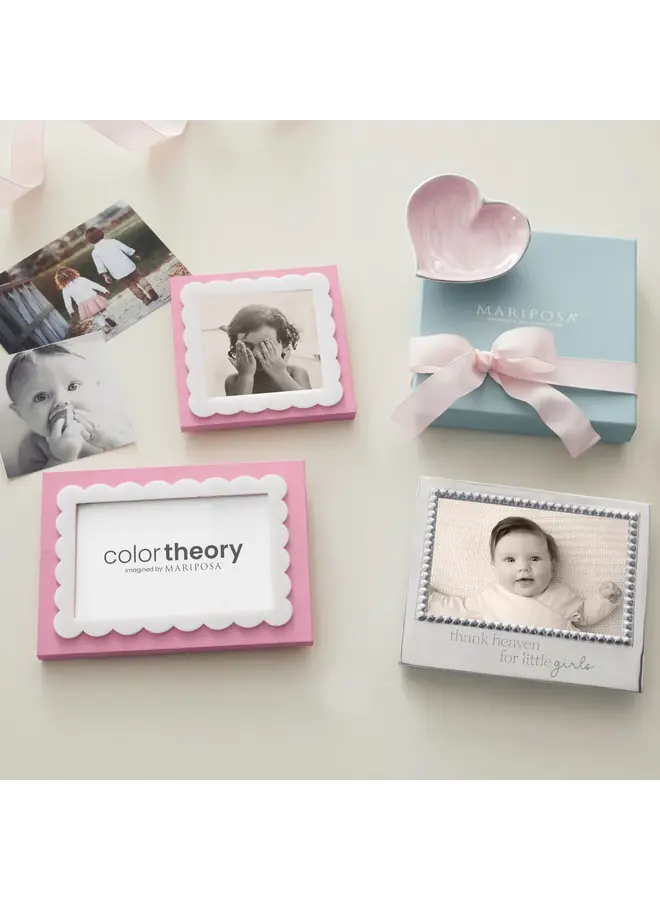 Thank Heaven For Little Girls Beaded 4x6 Frame