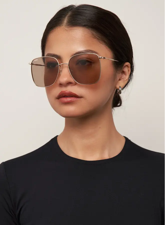 Florence Sunglasses - Gold/Brown