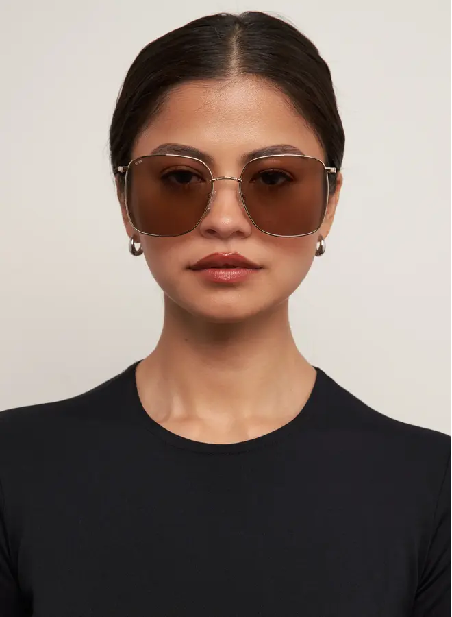 Florence Sunglasses - Gold/Brown