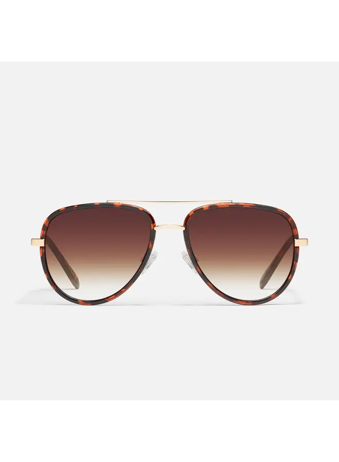 All In Mini Sunglasses-Tortoise/Brown Fade
