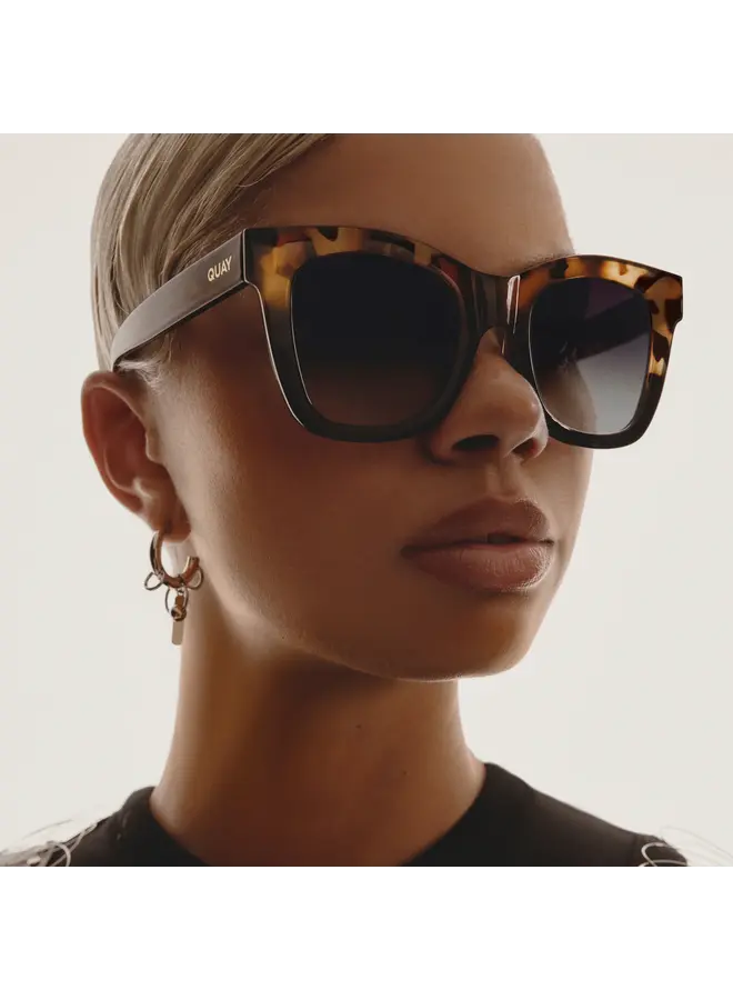 After Hours Sunglasses -  Tort to Black/Black Fade Lens