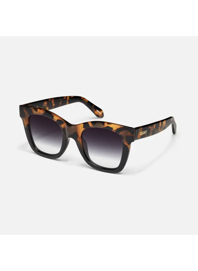 After Hours Sunglasses -  Tort to Black/Black Fade Lens