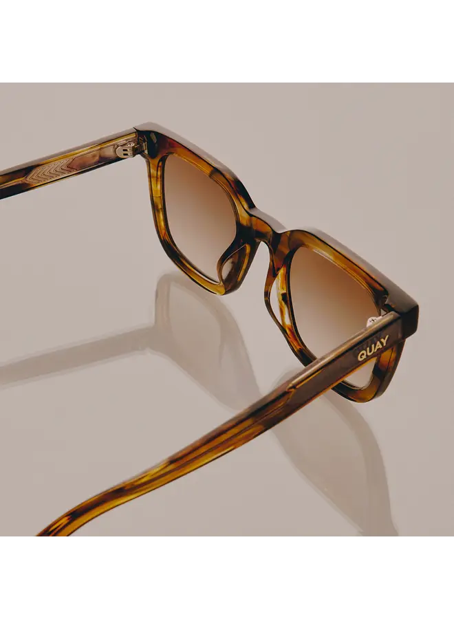 Game Over Sunglasses - Coffee Swirl/Sepia