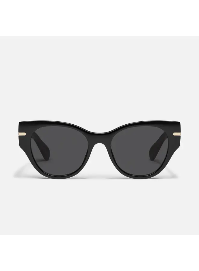 Chit Chat Sunglasses - Black/Smoke