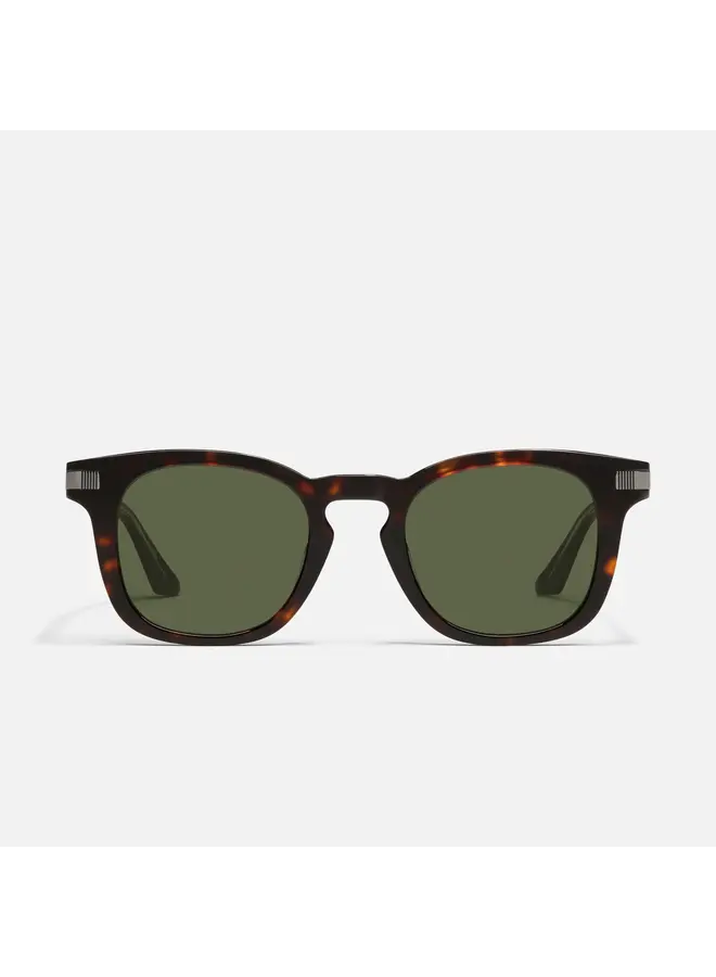 Weekender Sunglasses - Dark Tort/Green