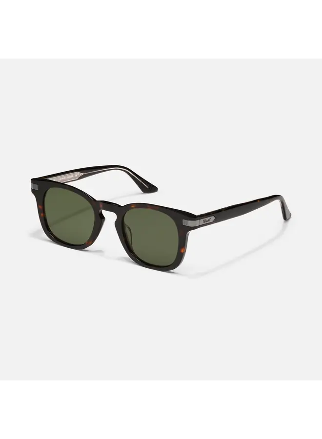 Weekender Sunglasses - Dark Tort/Green