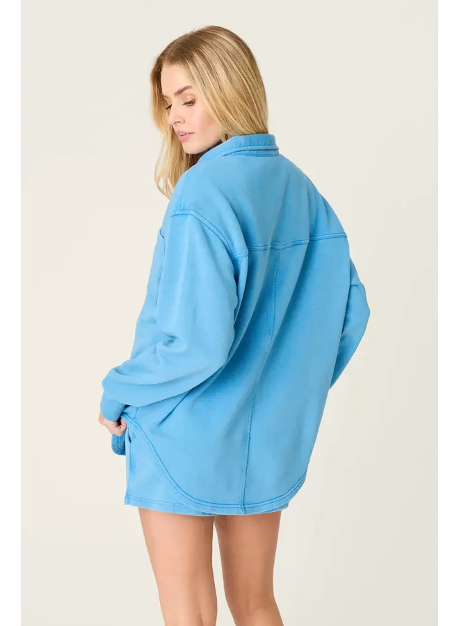 Jacket Washed Away- Marine Blue