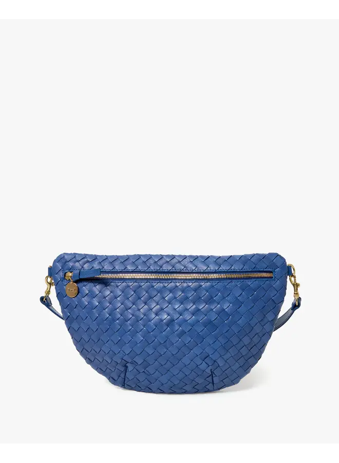 Grande Fanny - Medium Woven Diagonal - French Blue