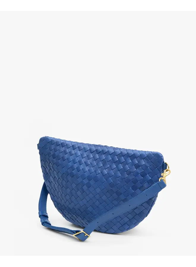 Grande Fanny - Medium Woven Diagonal - French Blue