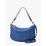 Moyen Messenger - Medium Woven Diagonal - French Blue
