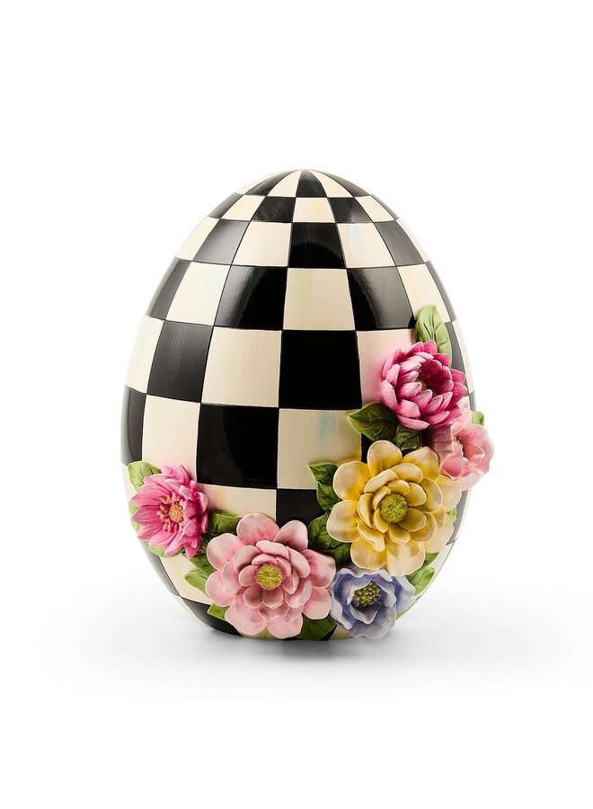 Frolic Spring Floral Tabletop Egg