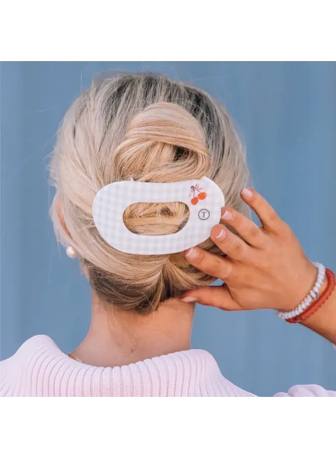 Flat Round Hair Clip