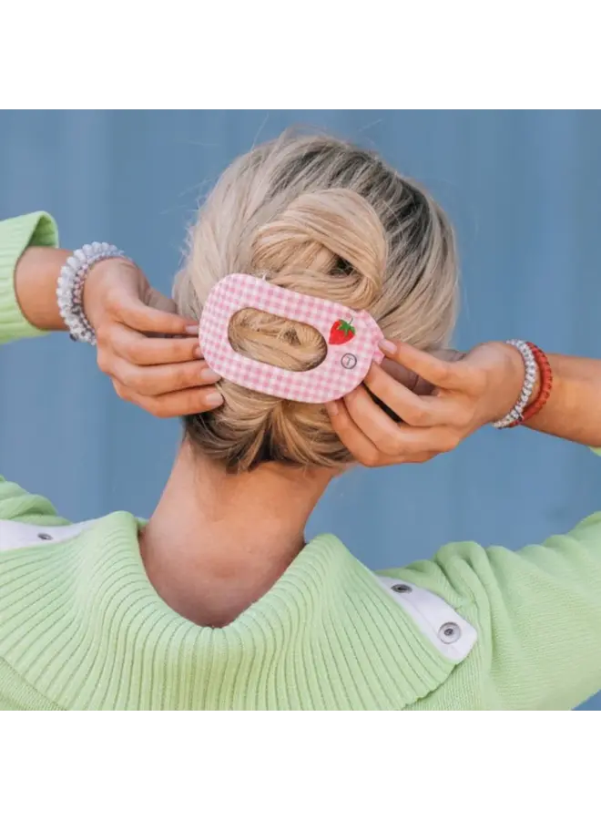 Flat Round Hair Clip
