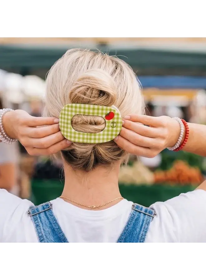 Flat Round Hair Clip