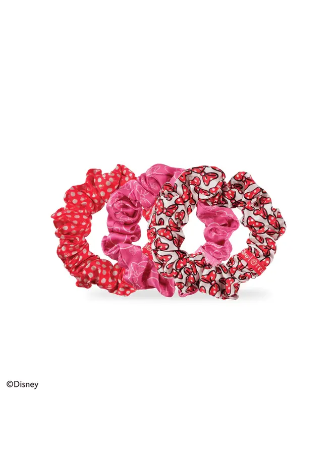Minnie Mouse Large Silk Scrunchies