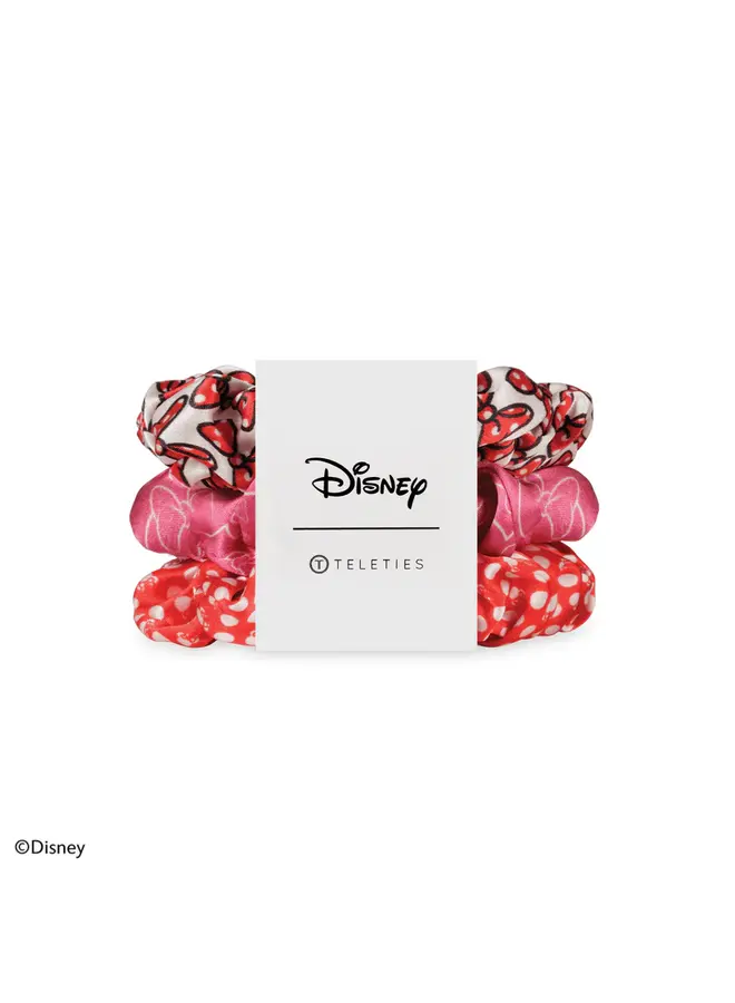 Minnie Mouse Large Silk Scrunchies