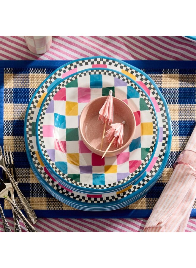 Jamboree Melamine Dinner Plates, Set of 4