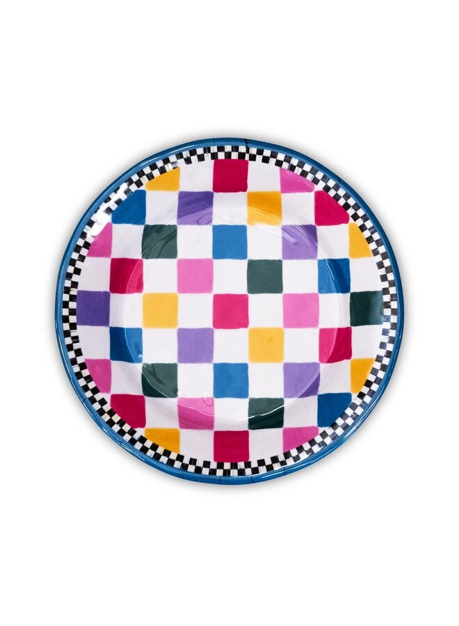 Jamboree Melamine Dinner Plates, Set of 4