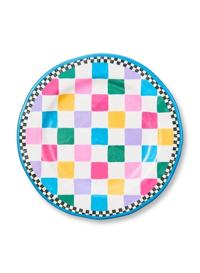 Jamboree Melamine Salad Plates, Set of 4