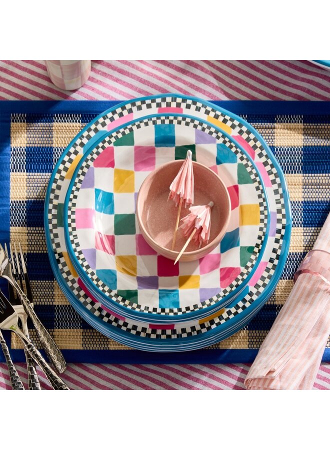 Jamboree Melamine Salad Plates, Set of 4